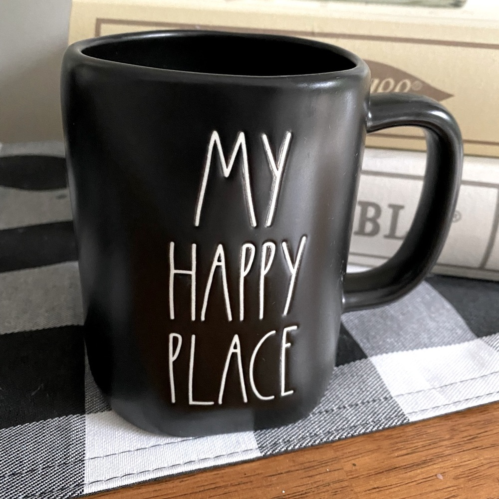 Rae Dunn “MY HAPPY PLACE” mug